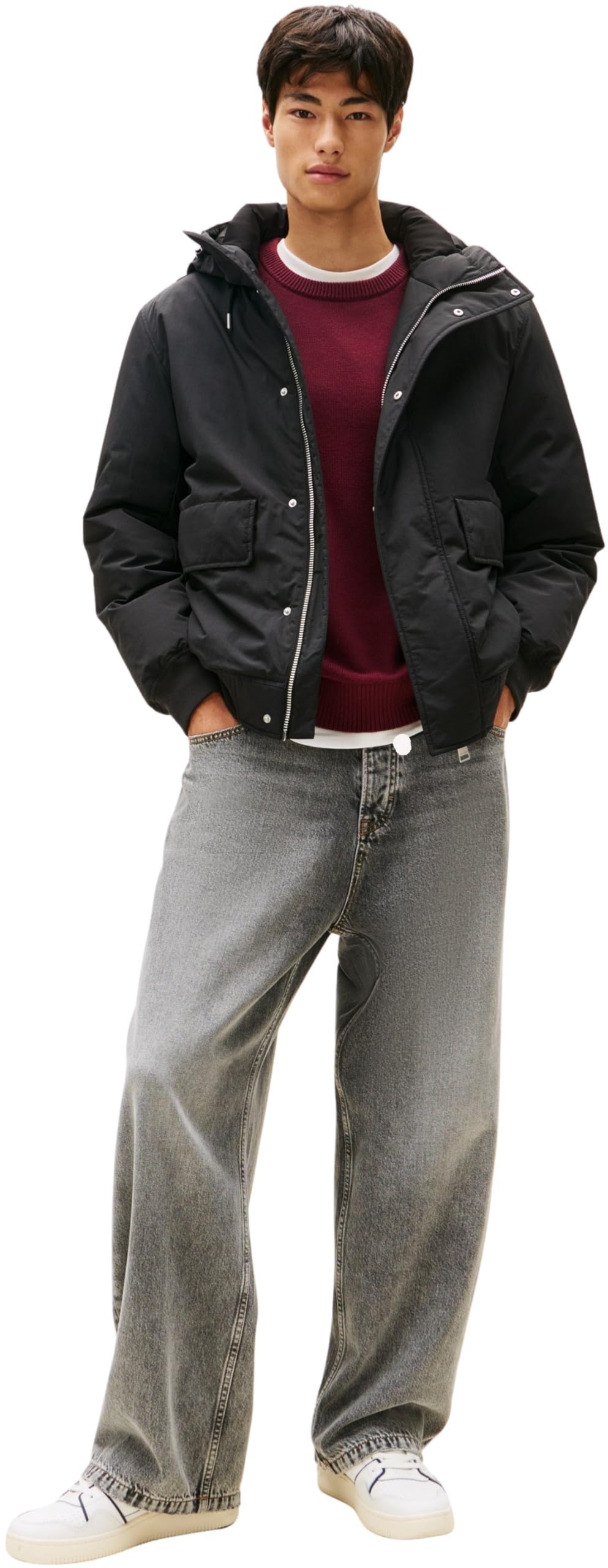 Tommy Jeans Herren Bomberjacke City Ready mit Kapuze