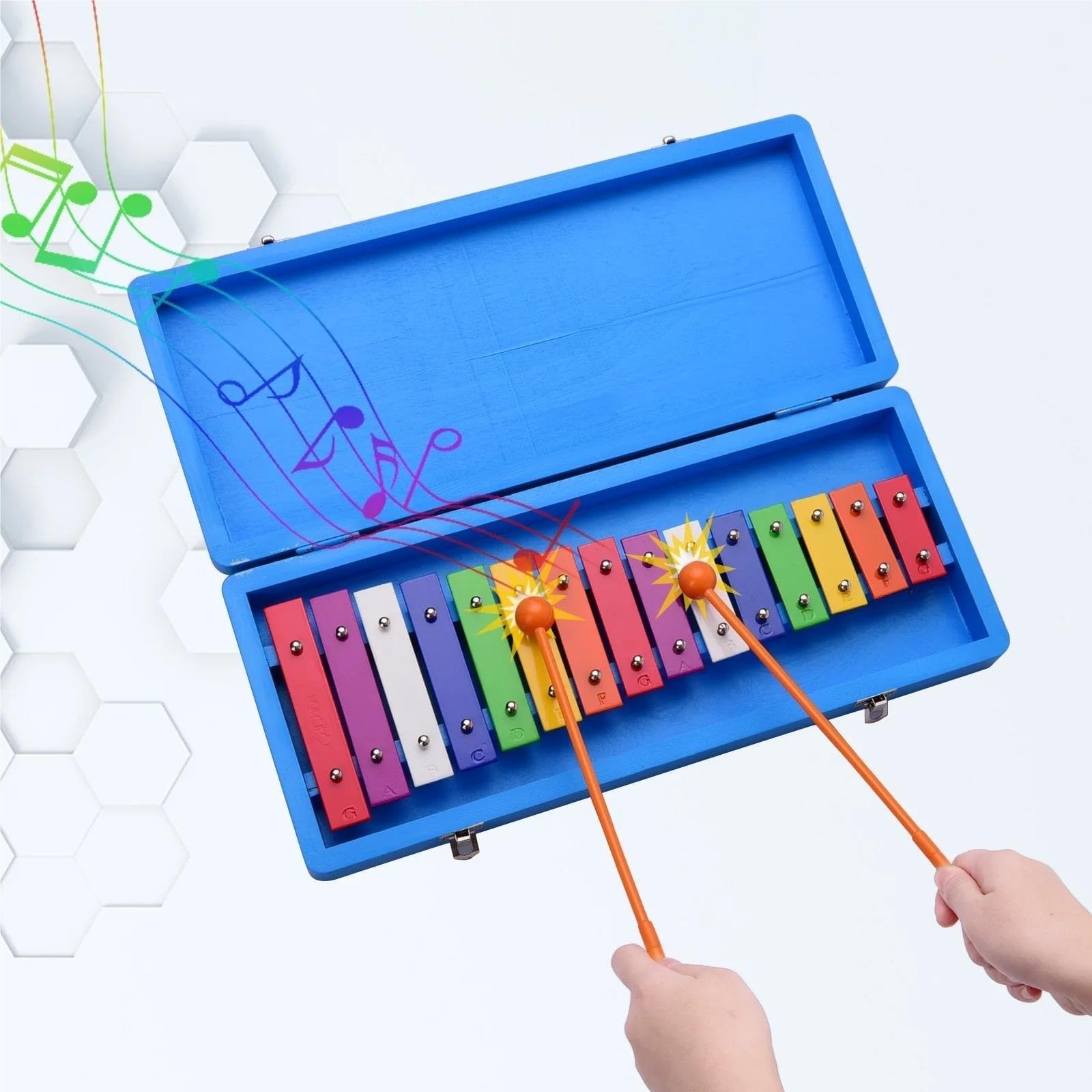 Strumento Xilofono Strumento A Percussione Musicale Colorato Xilofono Glockenspiel A 15 Tasti