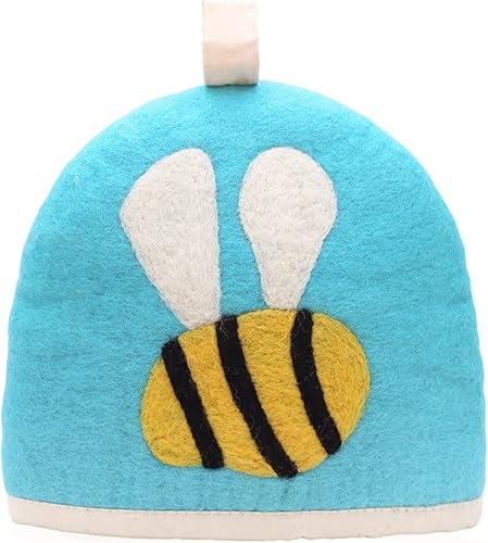 Glaciart One Tetera de lana acogedora para tetera, hervidor de té grande en forma de cúpula para tetera, hervidor o prensa francesa, hecho a mano y