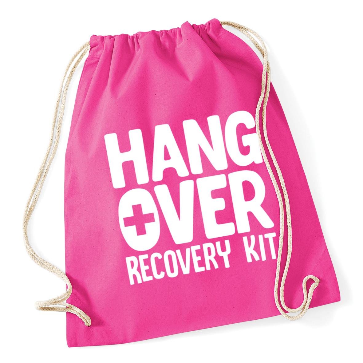 Hippowarehouse Hangover Recovery Kit Drawstring Cotton School Gym Bag 37cm x 46cm, 12 litres