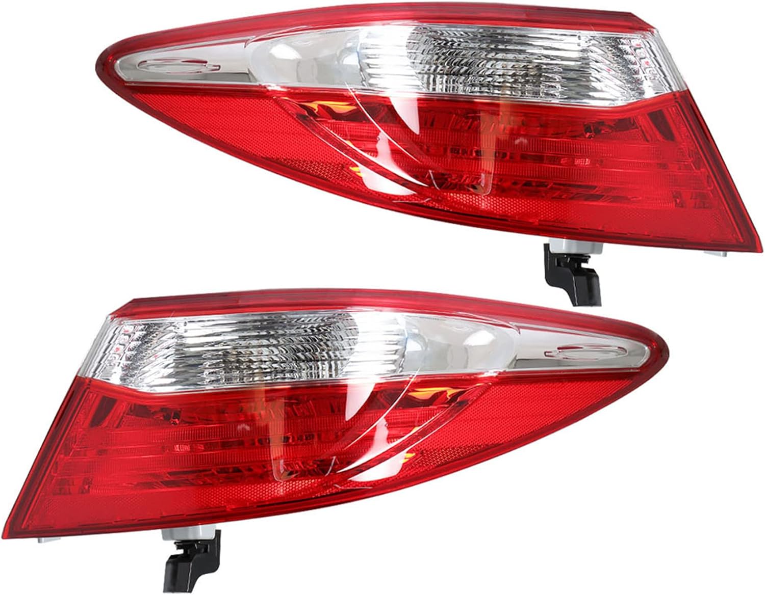 WFLNHB 1 Pair Left and Right Side Outer Tail Lights Assembly Replacement for Toyota Camry 2015-2017 Driver & Passenger Side Rear Brake Lamps 8155006640 8156006640