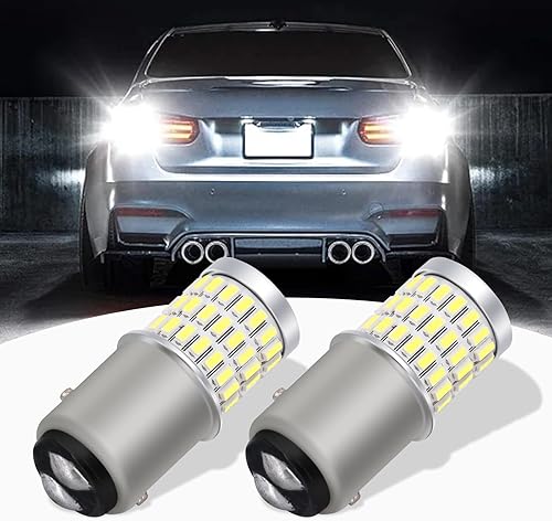 ZBGUN 2 bombillas LED para automóvil, luces de freno de aluminio 1157, luces direccionales de alto brillo, repuesto de bombillas automotrices,