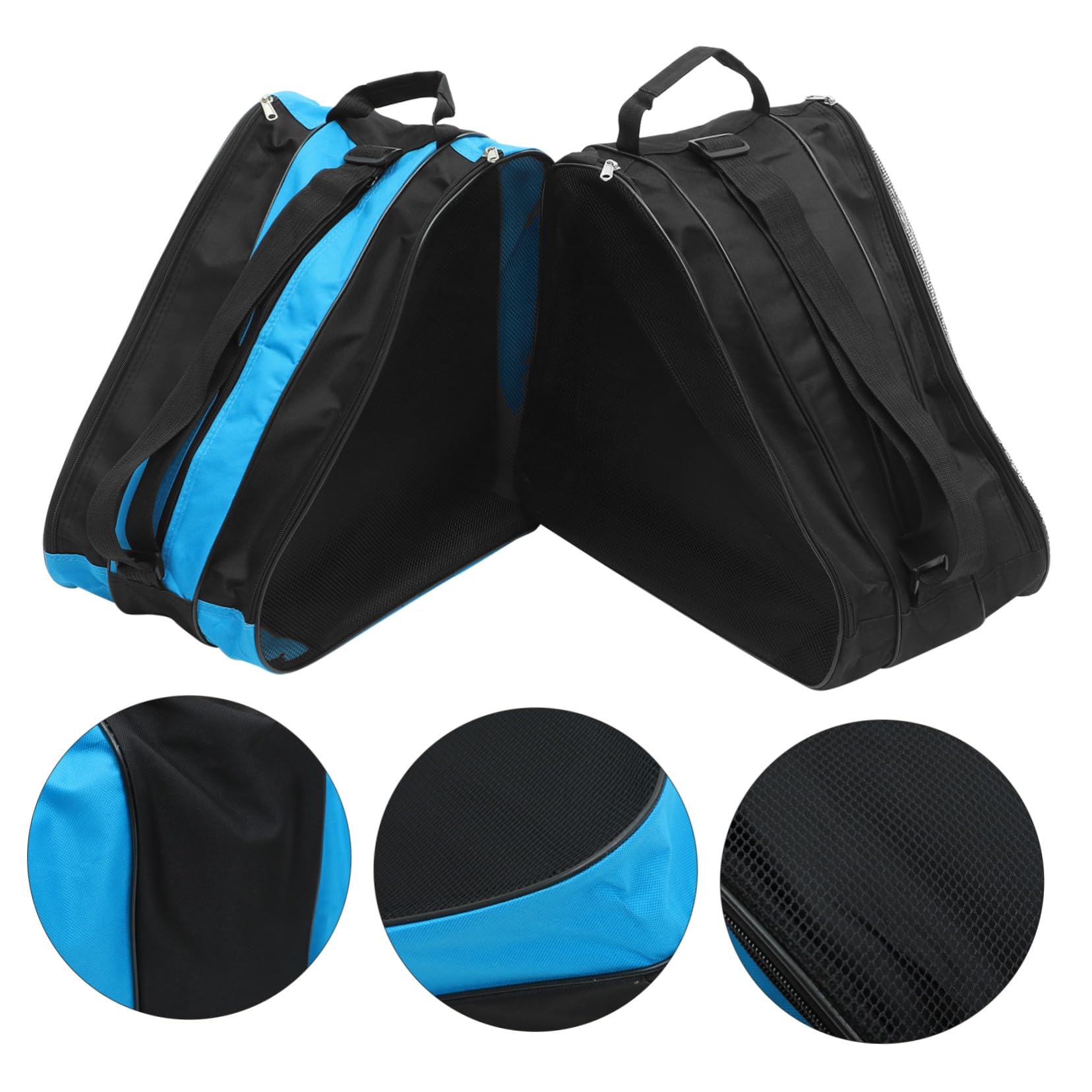 Borsa per Pattini da Ghiaccio e Roller Oxford Resistente, 2 Pezzi, Design Semplice e Funzionale per Uso Esterno e Trasporto Facile