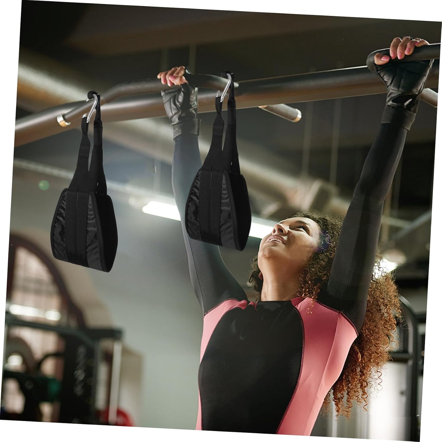 Hanging Ab Straps for Pull Up Bar Thick Padded Arm Straps for Ab Training for Home Gym Supports Daily Fitness Exercise