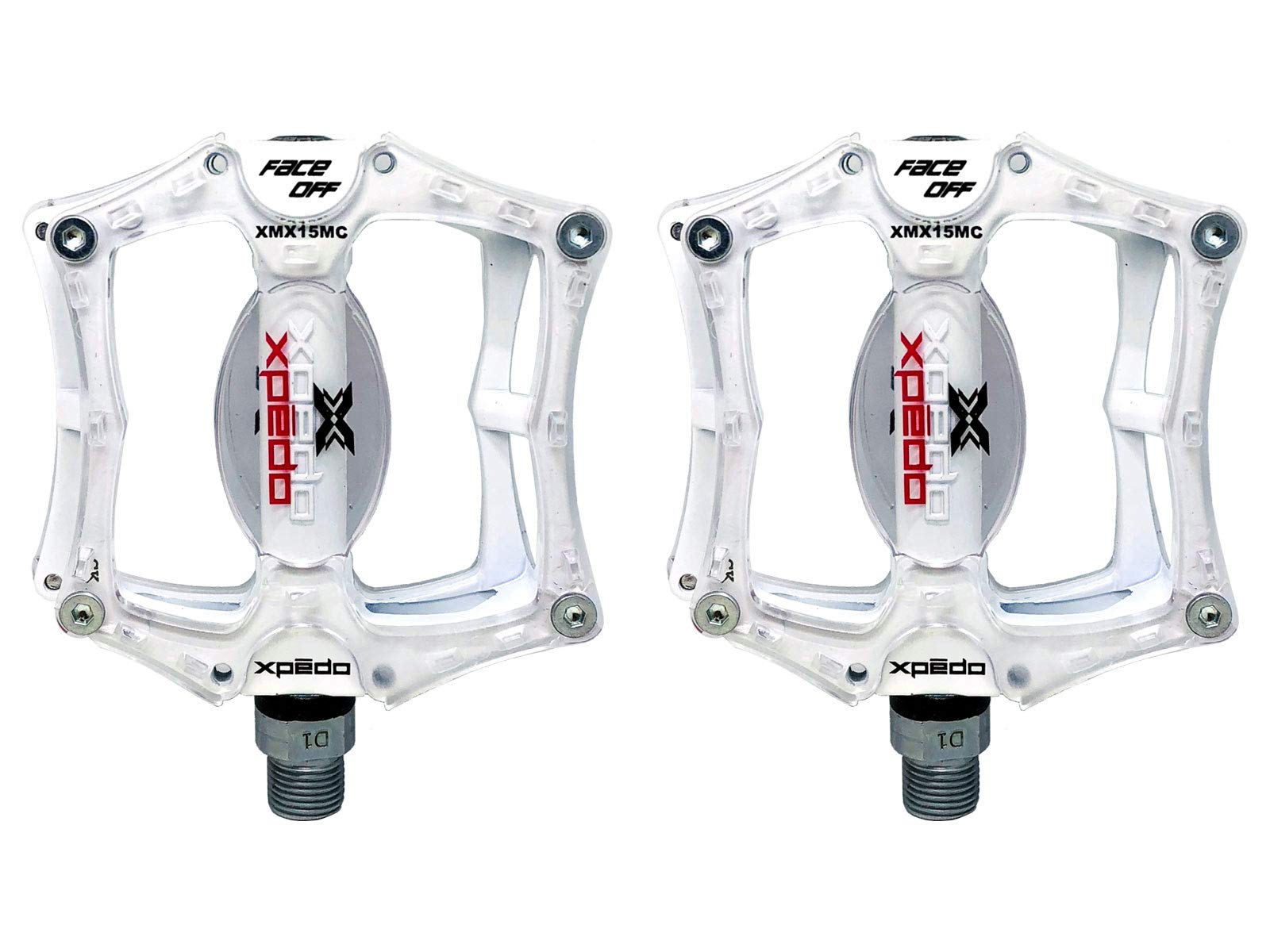 Xpedo Faceoff 15 Magnesium Bmx Trekking Pedal Xmx15Mc White Sporting Goods