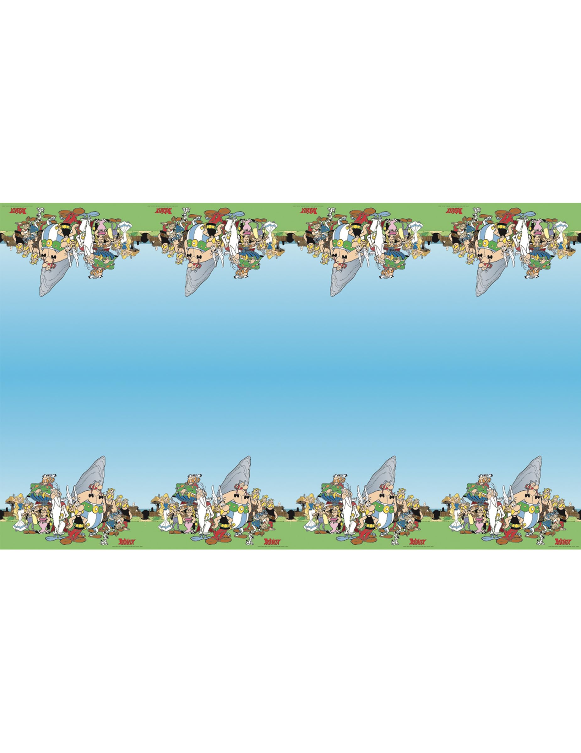 Chaks Asterix® 12800-AX Paper Tablecloth 136 x 228 cm, Multi-coloured, 89.8 x 53.5 inch (Rectangular)