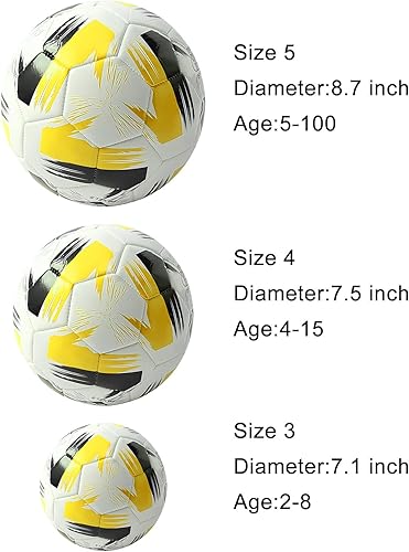 Miniatura 2 de Balón de fútbol tamaño 3 4 5 cuero suave anti explosión práctica entrenamiento niños niñas adultos con aguja de bomba