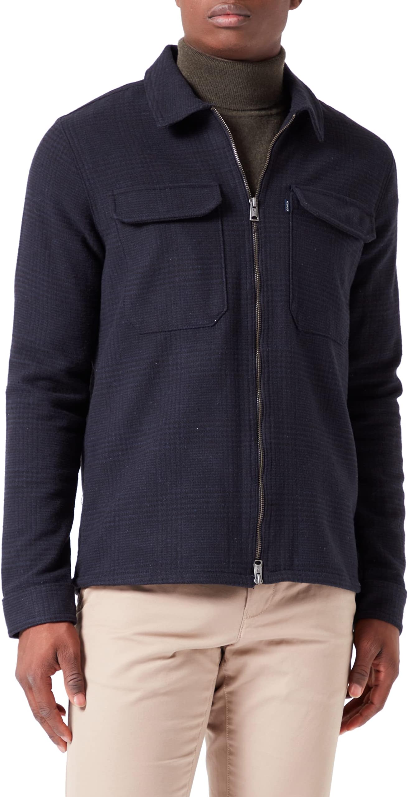 Garcia Men's Colbert + Gilet Cardigan Sweater