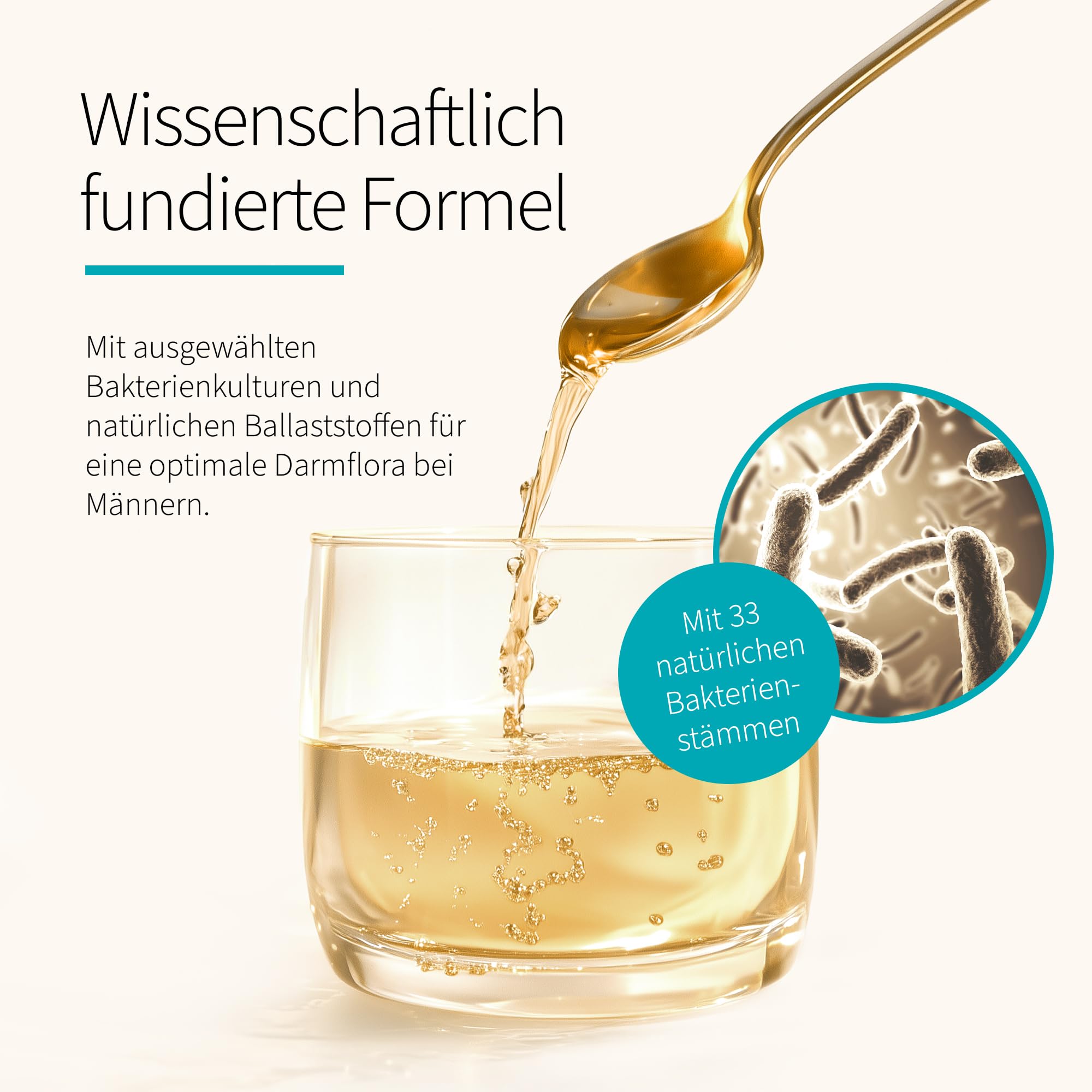 Mikrobiom Men Pur 1 Liter, Wildkräuterferment mit effektiven Mikroorganismen, 33 Bakterienstämme, Nahrungsergänzungsmittel vegan und glutenfrei