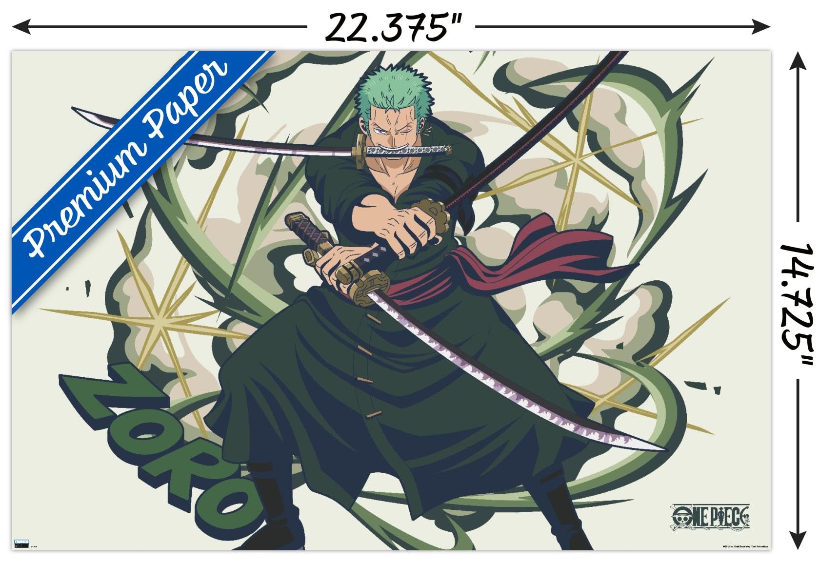 Amazon.com: One Piece: Fishman Island - Roronoa Zoro Three Swords