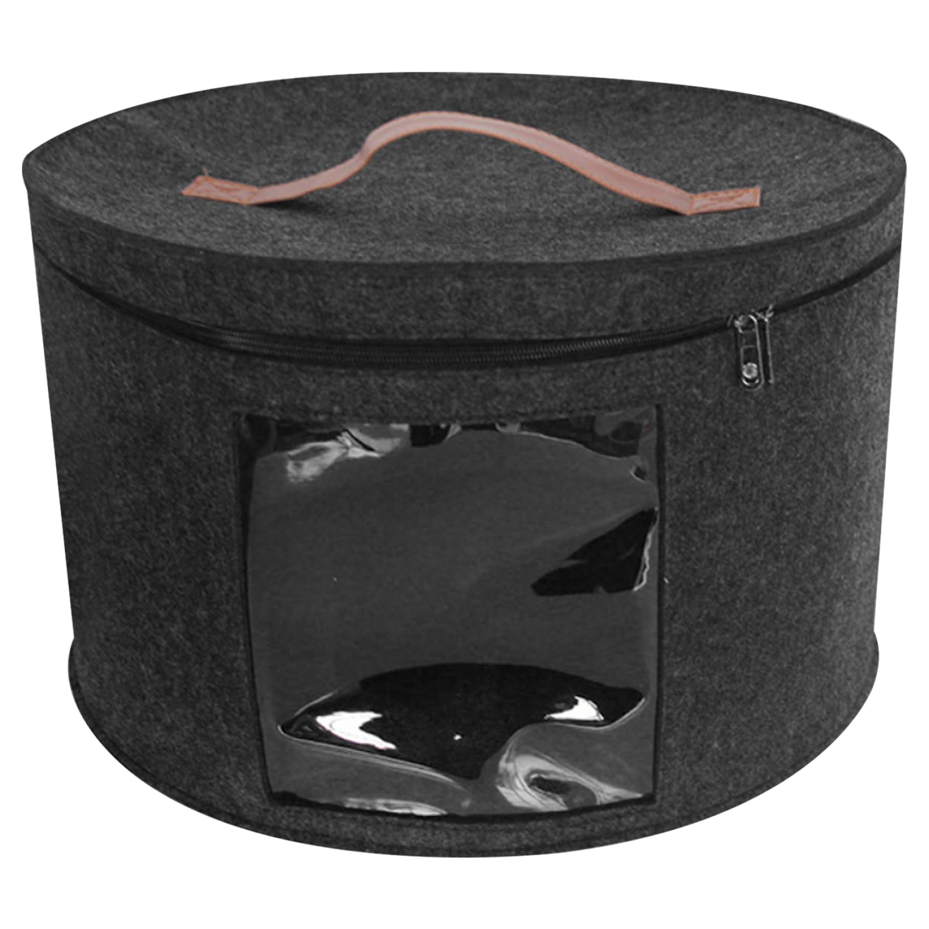 Boîte à chapeau de cowboy en feutre 43x26 cm pliable