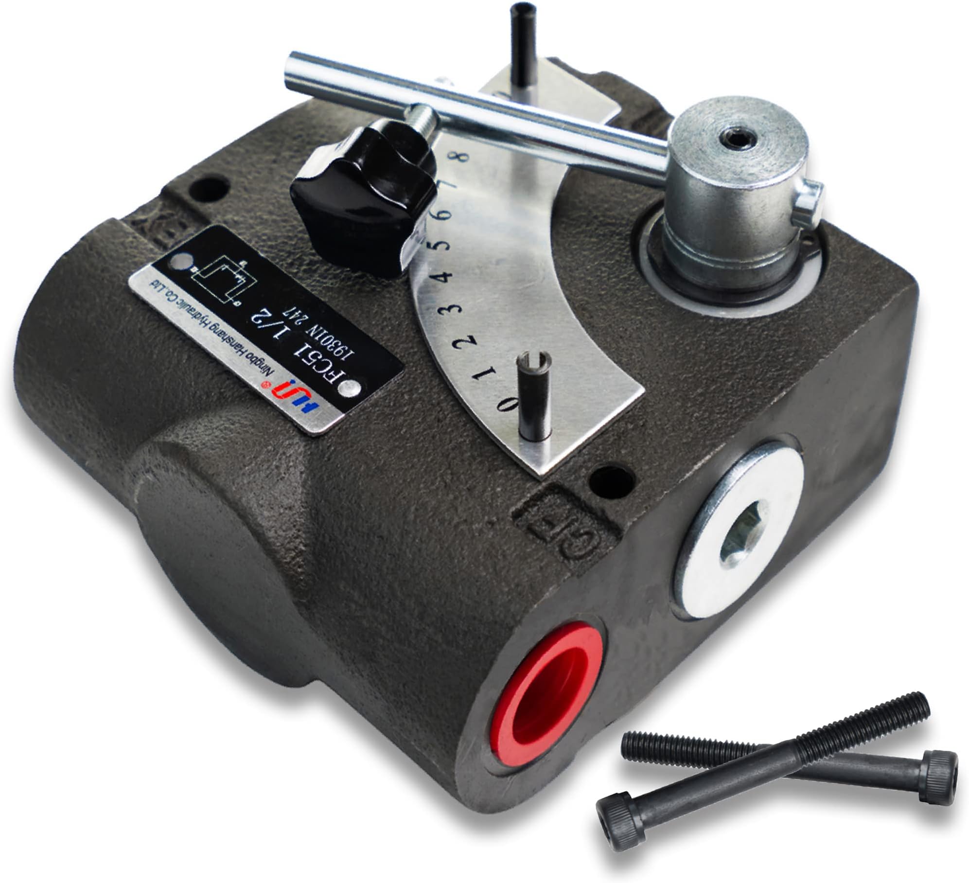 Hydraulic Adjustable Flow Directional Control Valve (1/2" NPT Port, 30 GPM, FC51 without Relief)