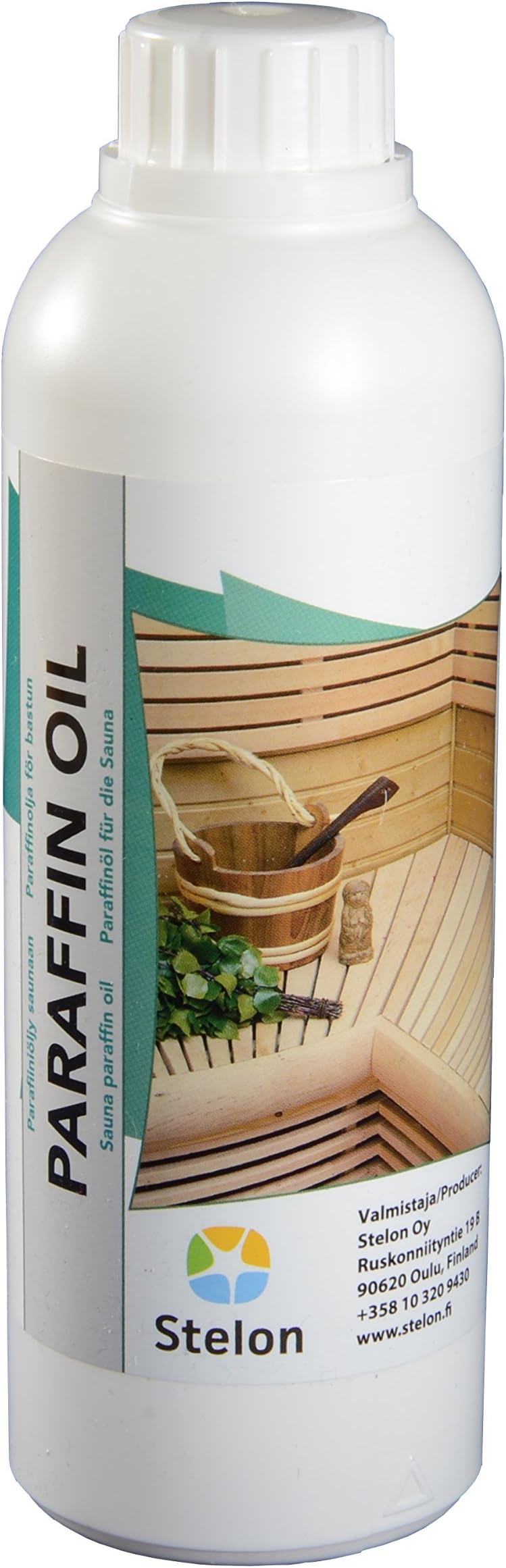 Sauna Paraffin Oil - for treatment of wood and sauna wood (0.5L)
