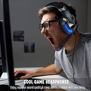 Amazon.co.jp: MuGo ゲーミングヘッドセット PC用 オーバー