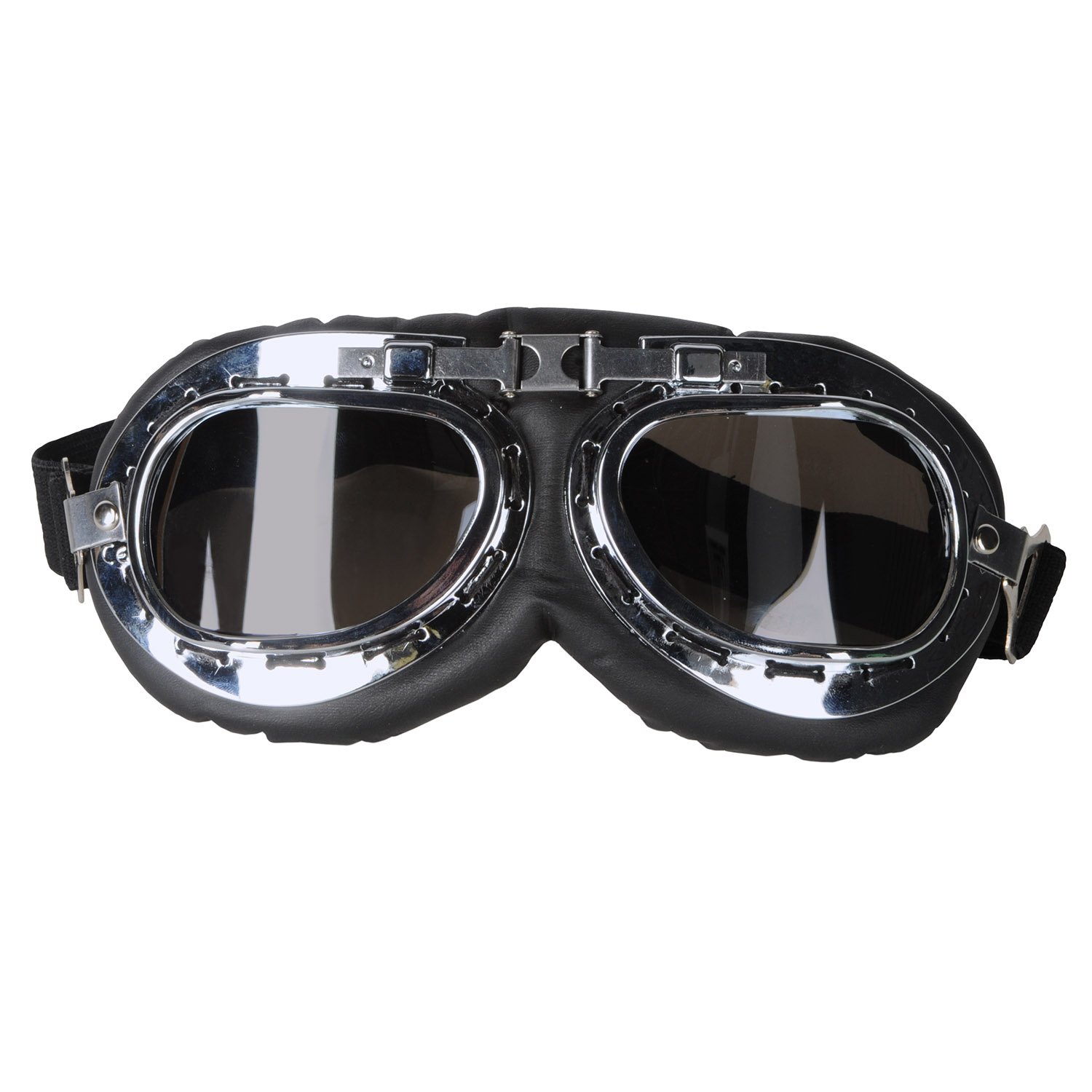 Beistle Club Pack Around The World Aviator Goggles with Elastic Strap Modeled Like The 1920's, Box Contains 12 Goggles