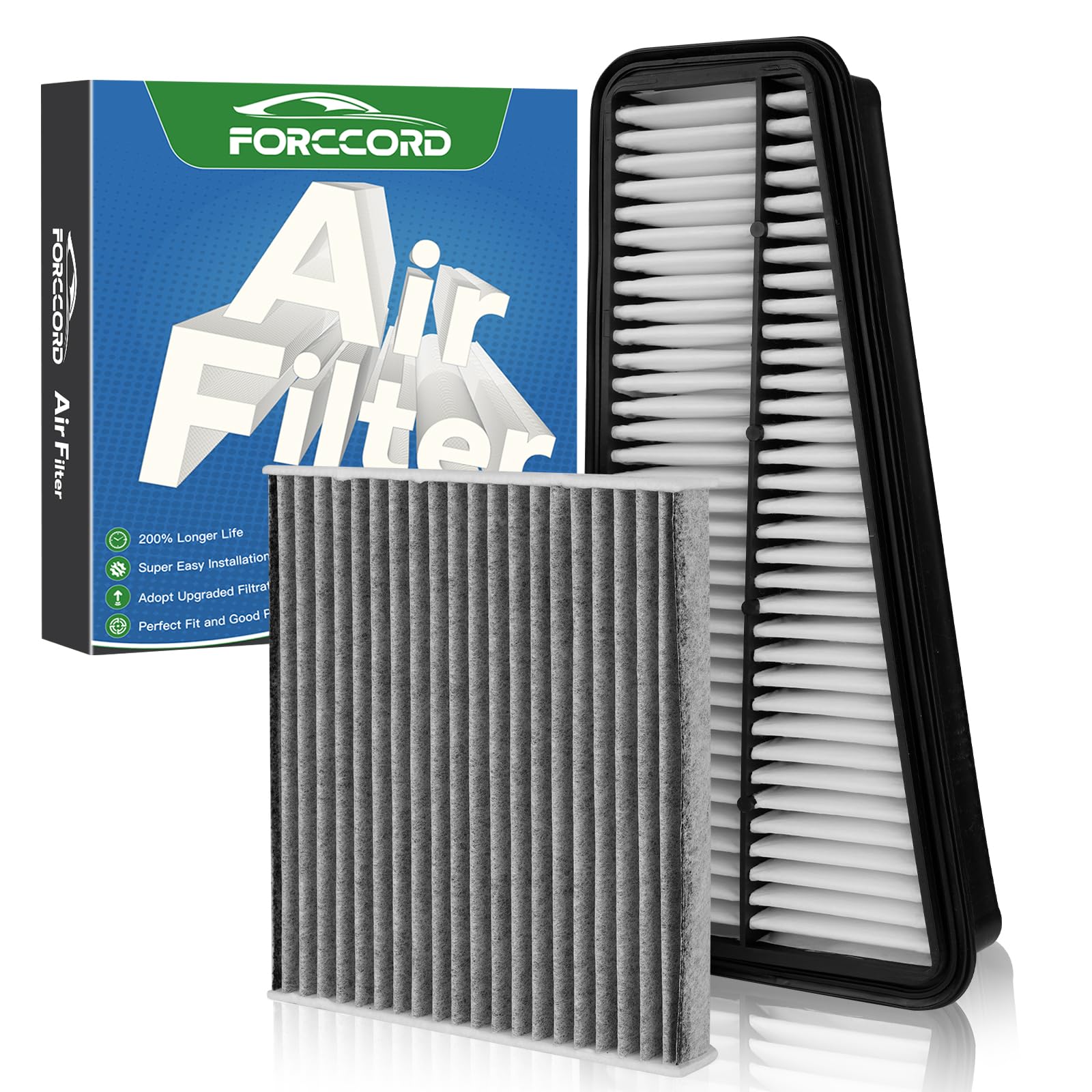 Cabin &amp; Engine Air Filter Combo for Toyota Tundra 2007-2010 4.0L V6