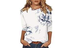 Summer Floral Crew Neck T-Shirt 2024