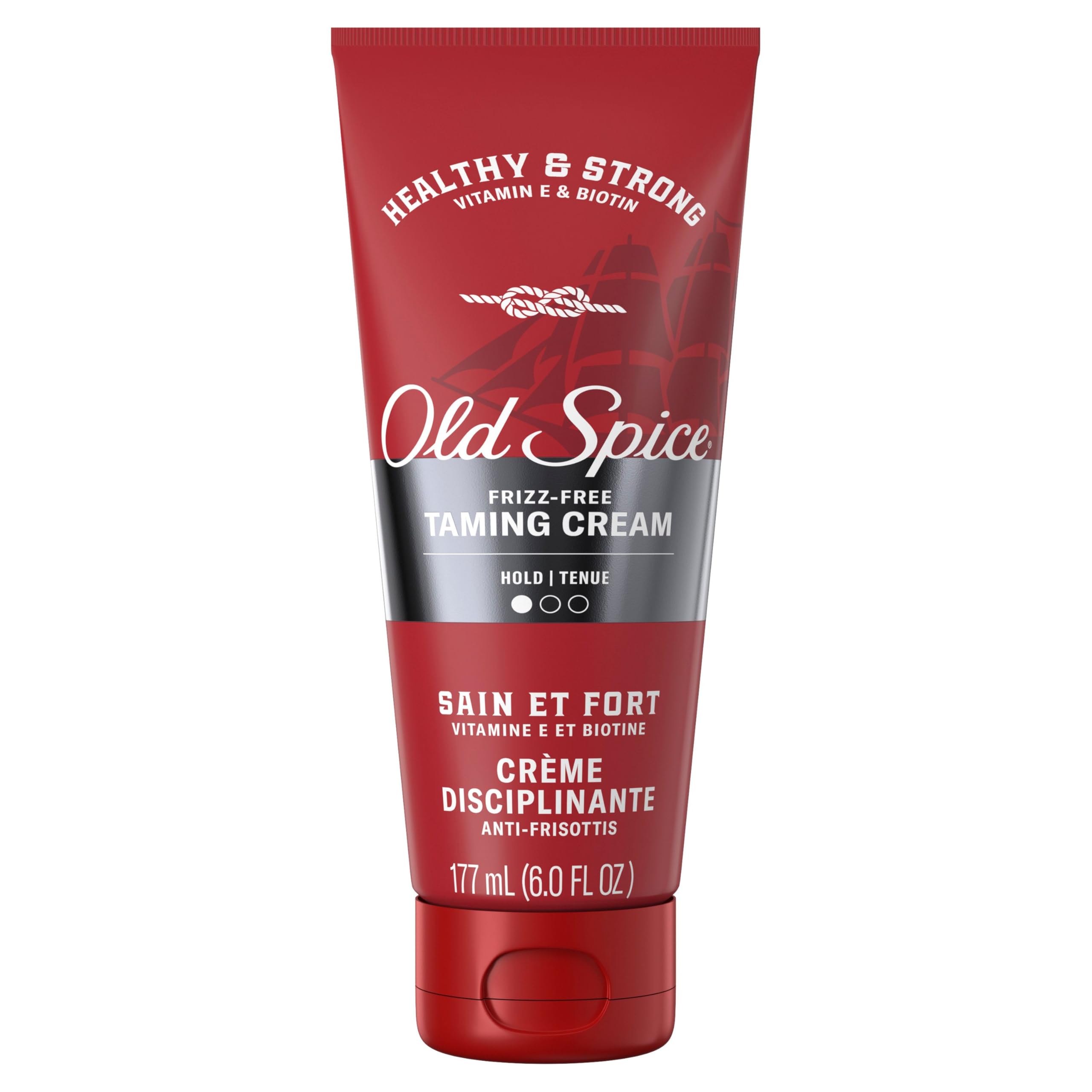 Old Spice Frizz-Free Taming Cream, Healthy & Strong with Vitamin E