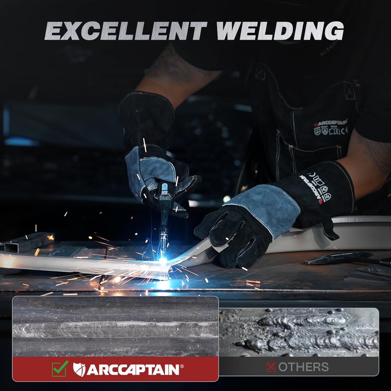 ARCCAPTAIN MIG135 & Wire Gauge Thickness Tool