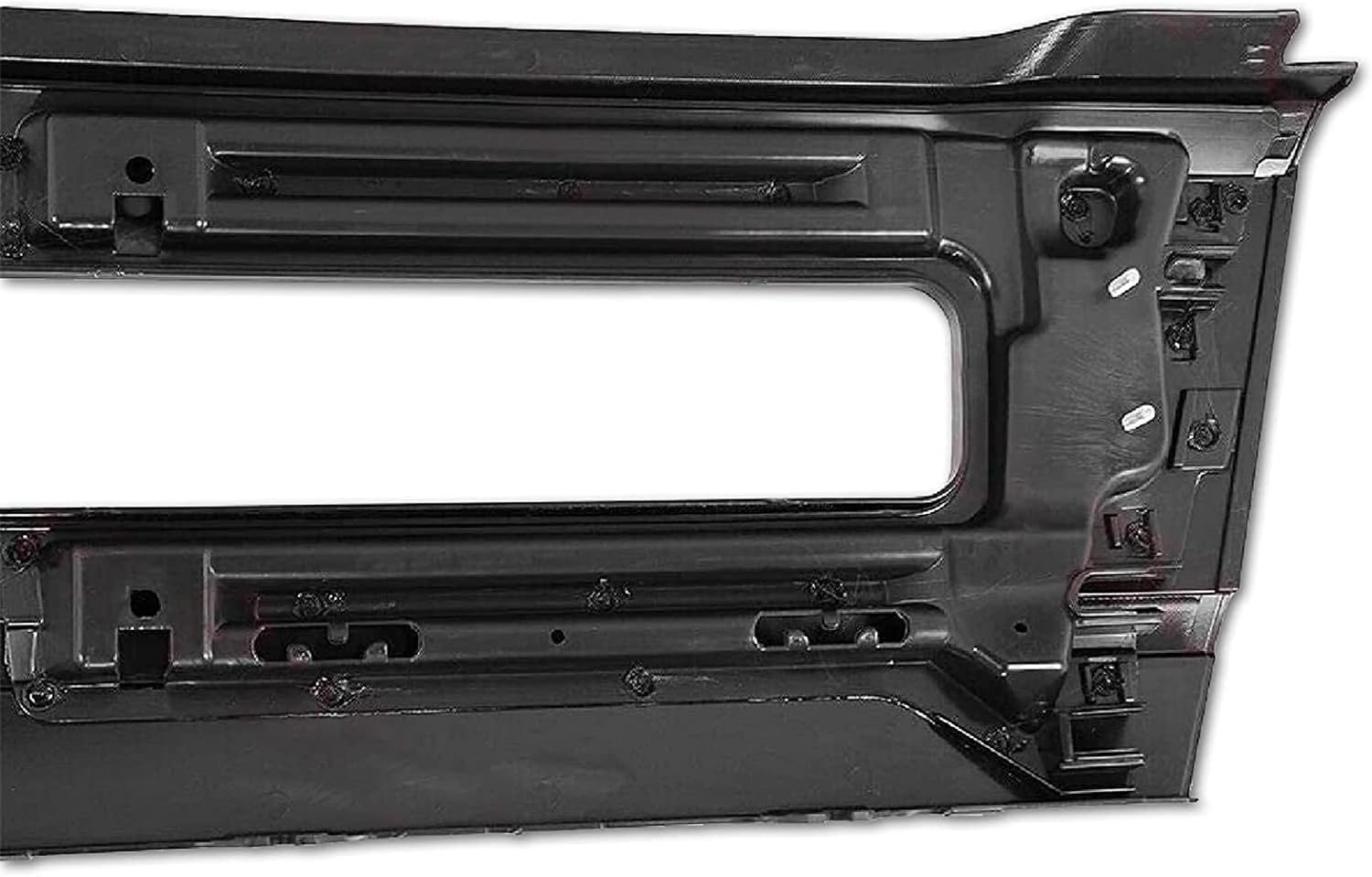 KOZAK Center Bumper Plastic Middle Facia 20470446 Compatible with Volvo VNL 2004-2015, Includes Logo with Stripe, 2x 22" Windshield Wipers, and Reflective Vest