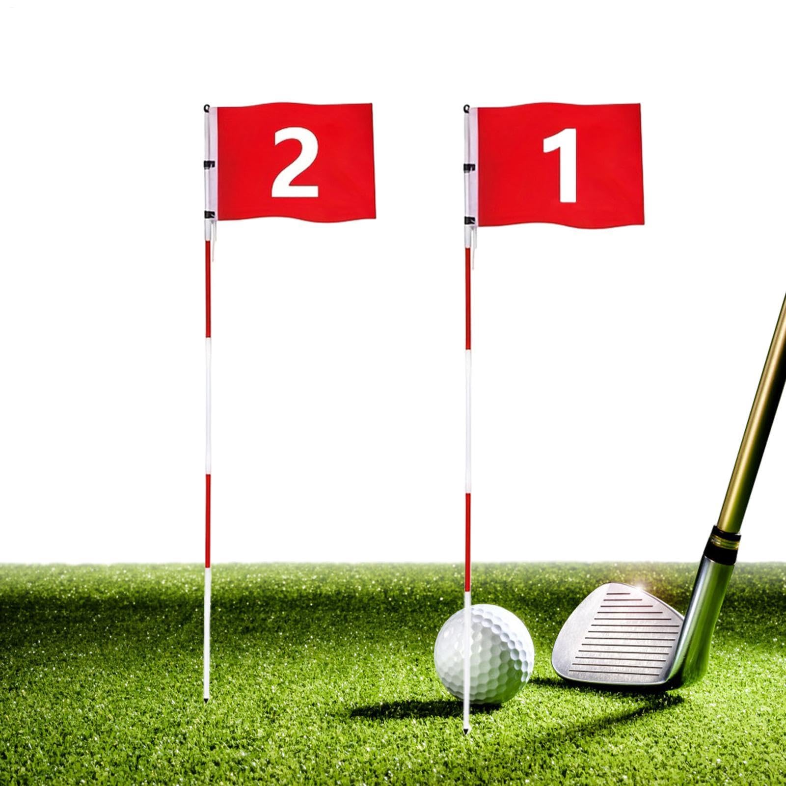 Maszt golfowy i flaga Z włókna szklanego, odporne na pogodę, do sportów