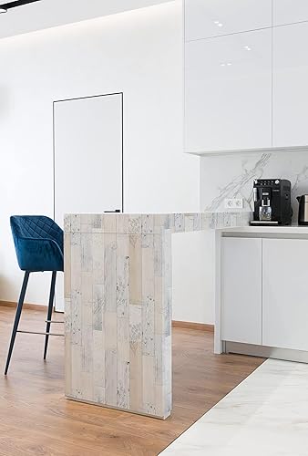 Miniatura 4 de Very Berry Sticker Reclaimed Wood - Papel tapiz autoadhesivo, pintado de madera envejecida, de grano de madera (VBS309, 2 paquetes)