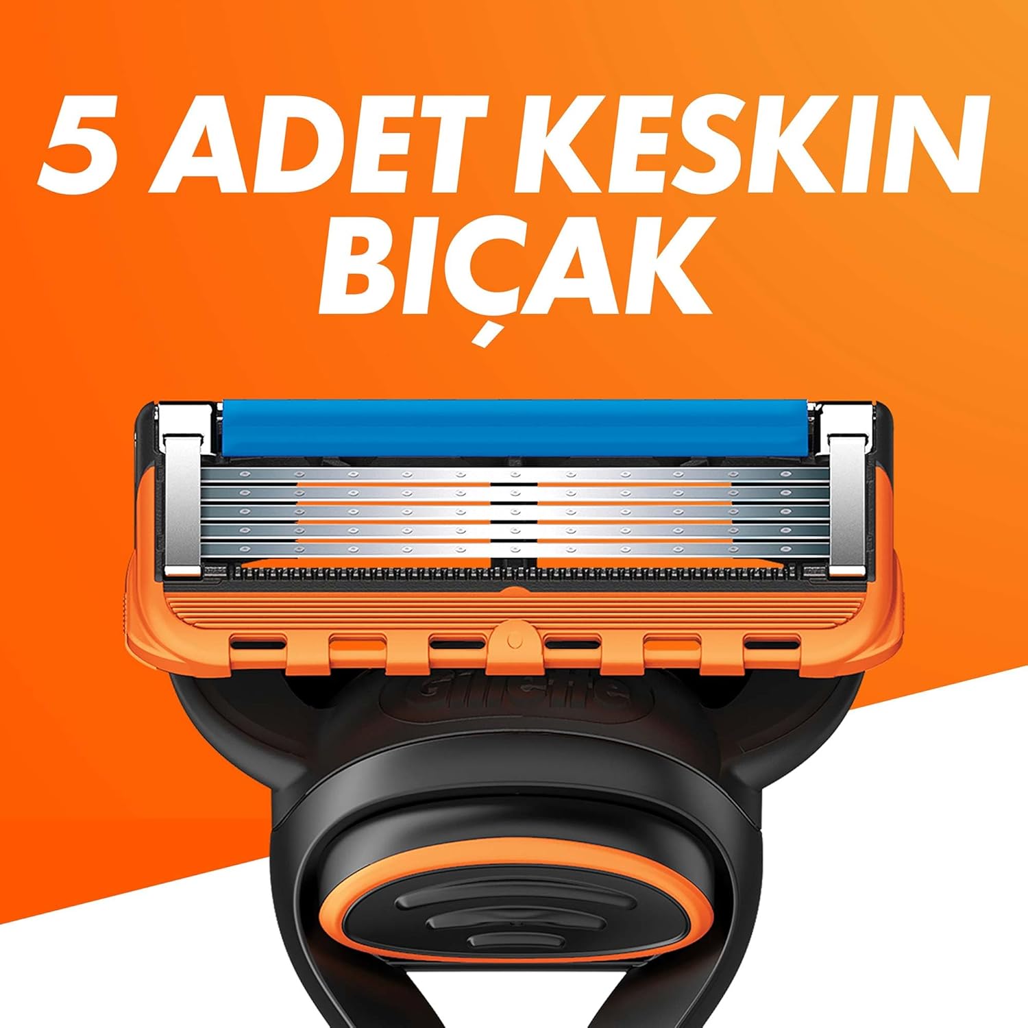 Gillette Fusion5 Razor Blades for Men with 5 Anti-Friction Blades for A Shave You Barely Feel