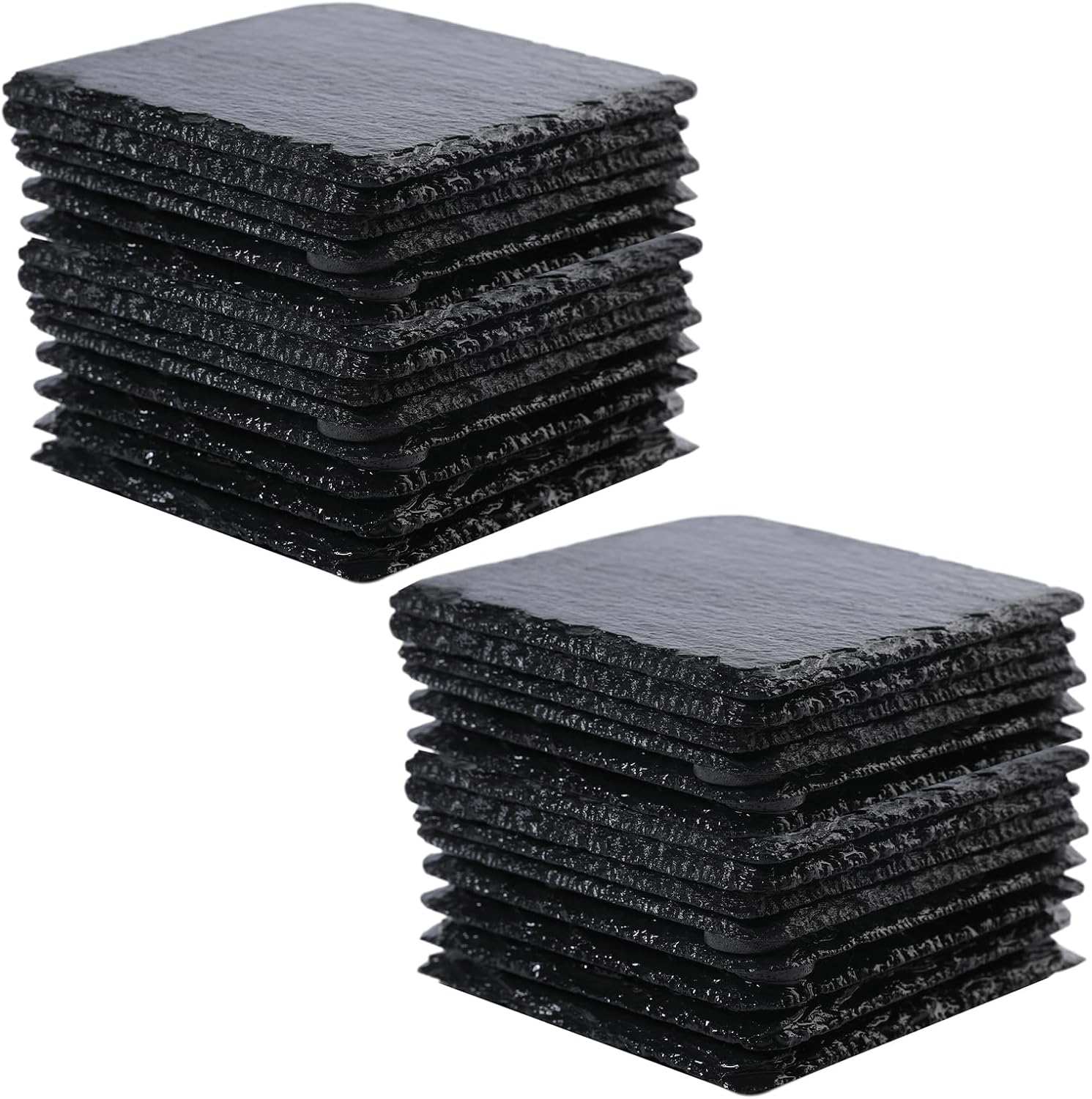 Bulk Slate Coasters, AntiSlip Drink Coasters, Engraving
