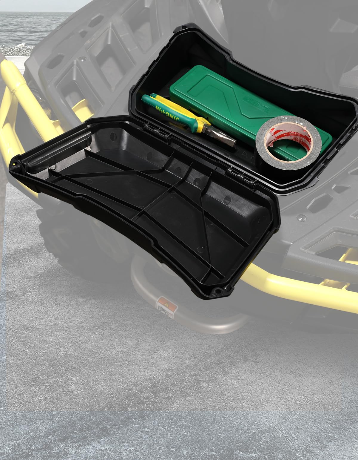 ATV Outlander Aufbewahrungsbox, A&UTV PRO 7,5 l (7,5 l), Werkzeugkasten für vorne und hinten, wasserdicht, für Can-Am Outlander G2, G2L L L MAX 6X6 Zubehör, Ersatz OEM #708200408