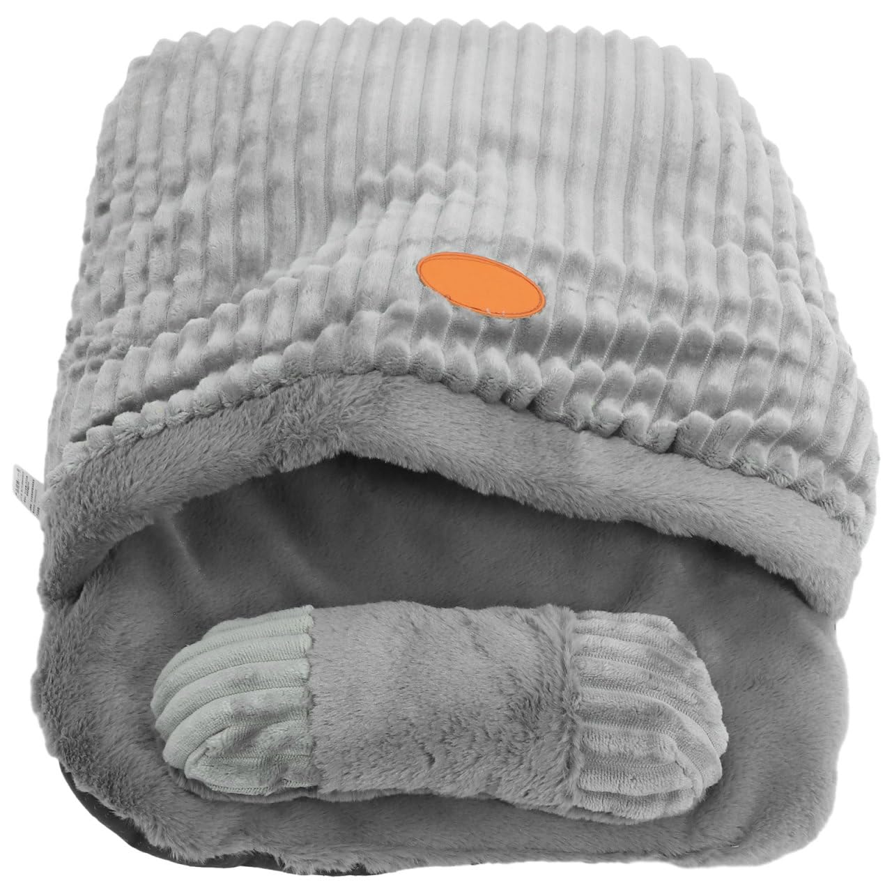 Lit pour chat en peluche Mipcase gris pour l'hiver
