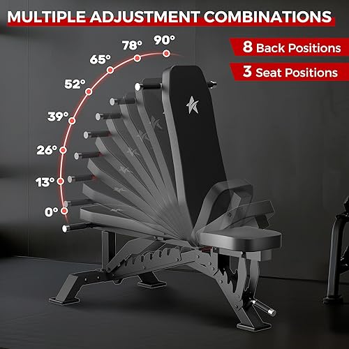 Miniatura 3 de Banco de pesas, prensa de banco de capacidad, banco de entrenamiento de fuerza para gimnasio en casa