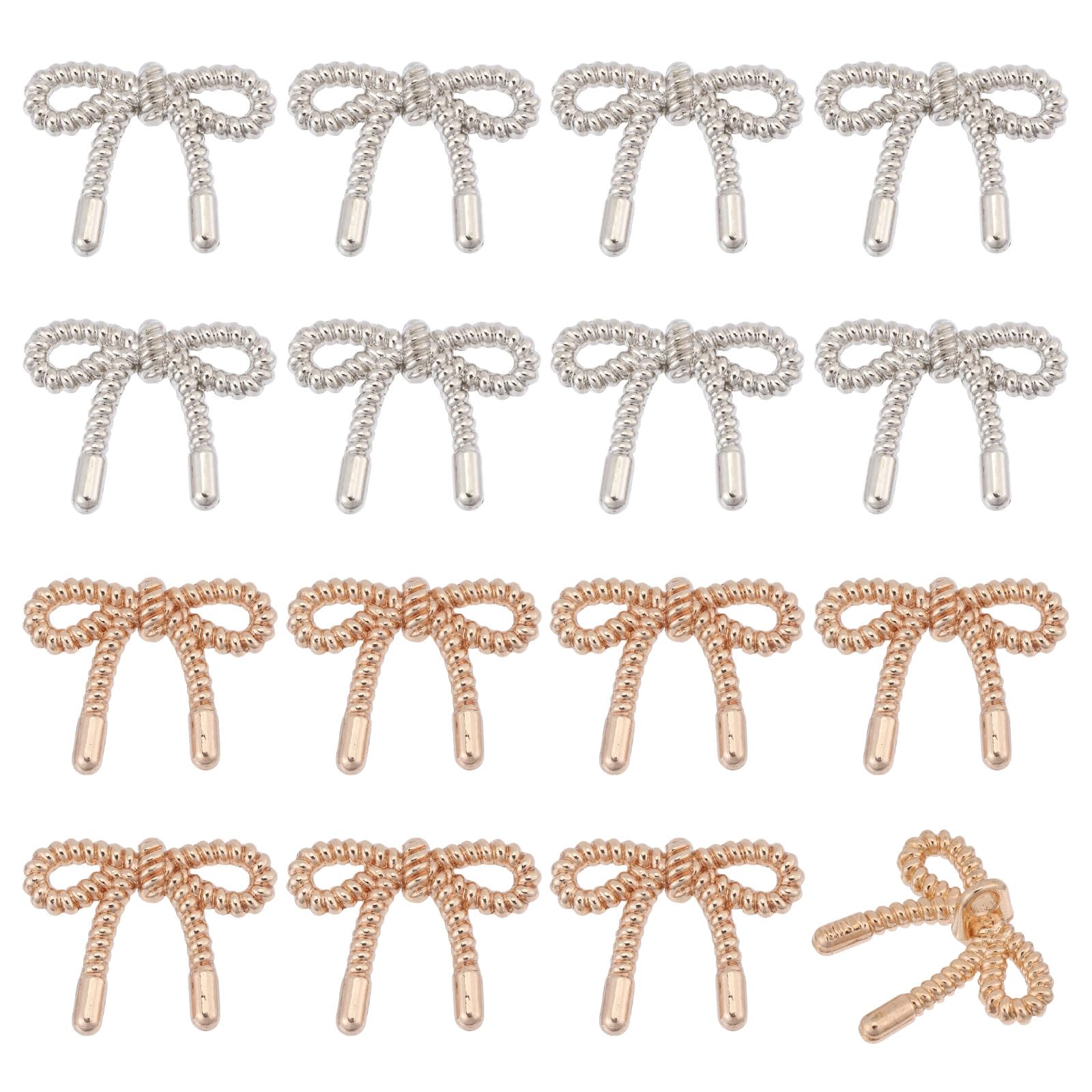 Boutons en alliage robustes CHGCRAFT en forme de nœud pour sublimer les manteaux