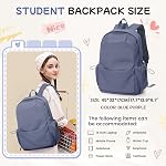 Sac à dos scolaire pour les femmes Hommes Collège Sac à l'école secondaire pour les garçons filles Casual Daypack Sac à dossier ordinateur portable