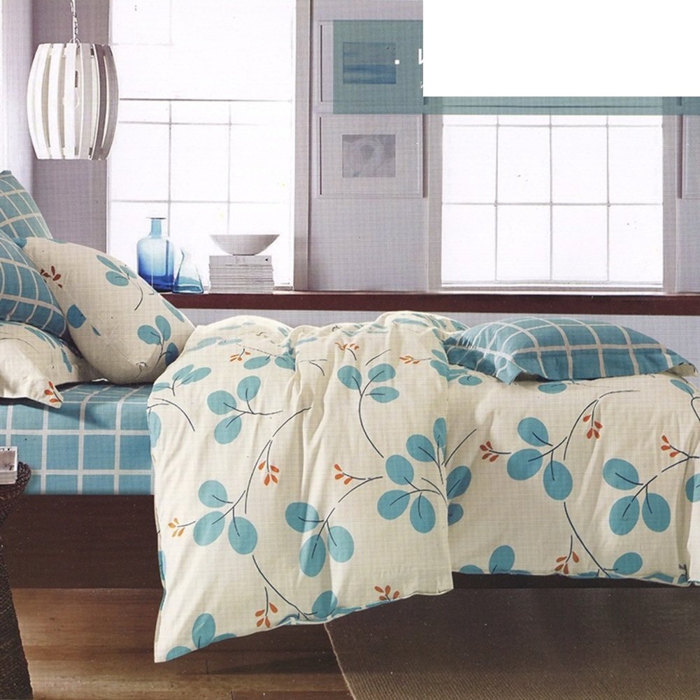 Draps de lit de coton de one piece sergé lin - Grand drap 270x250