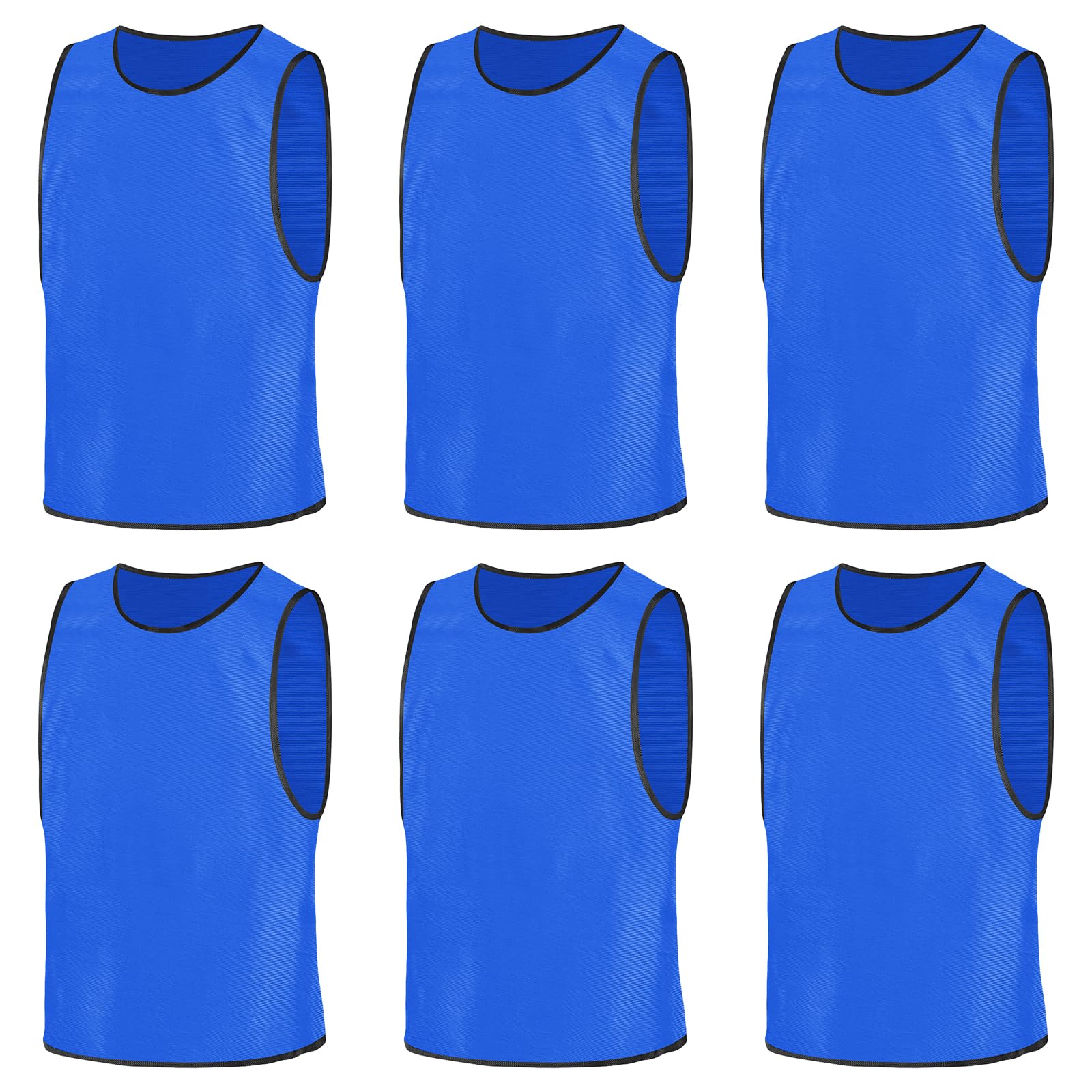 Petos Futbol Brillante, 6Pcs Petos Futbol, Petos de Fútbol Niños e Adultos, Chaleco de Entrenamiento de Malla Transpirable, Camisetas Deportivo para Balón de Fútbol Baloncesto