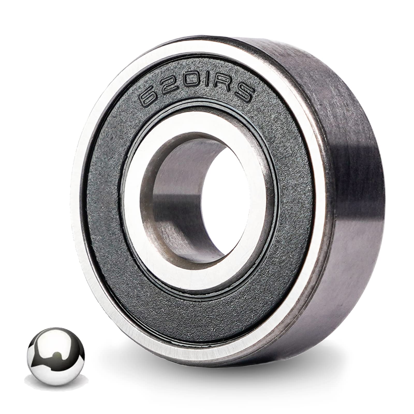 JMCHstore 4 6201RS Racing Wheel Bearing w/Grease for FPR GMB100, Mega Monster Moto MMB80 Baja DB30,Coleman CT100U RB100, Motovox MBX10 Front & Rear Wheels Bearings