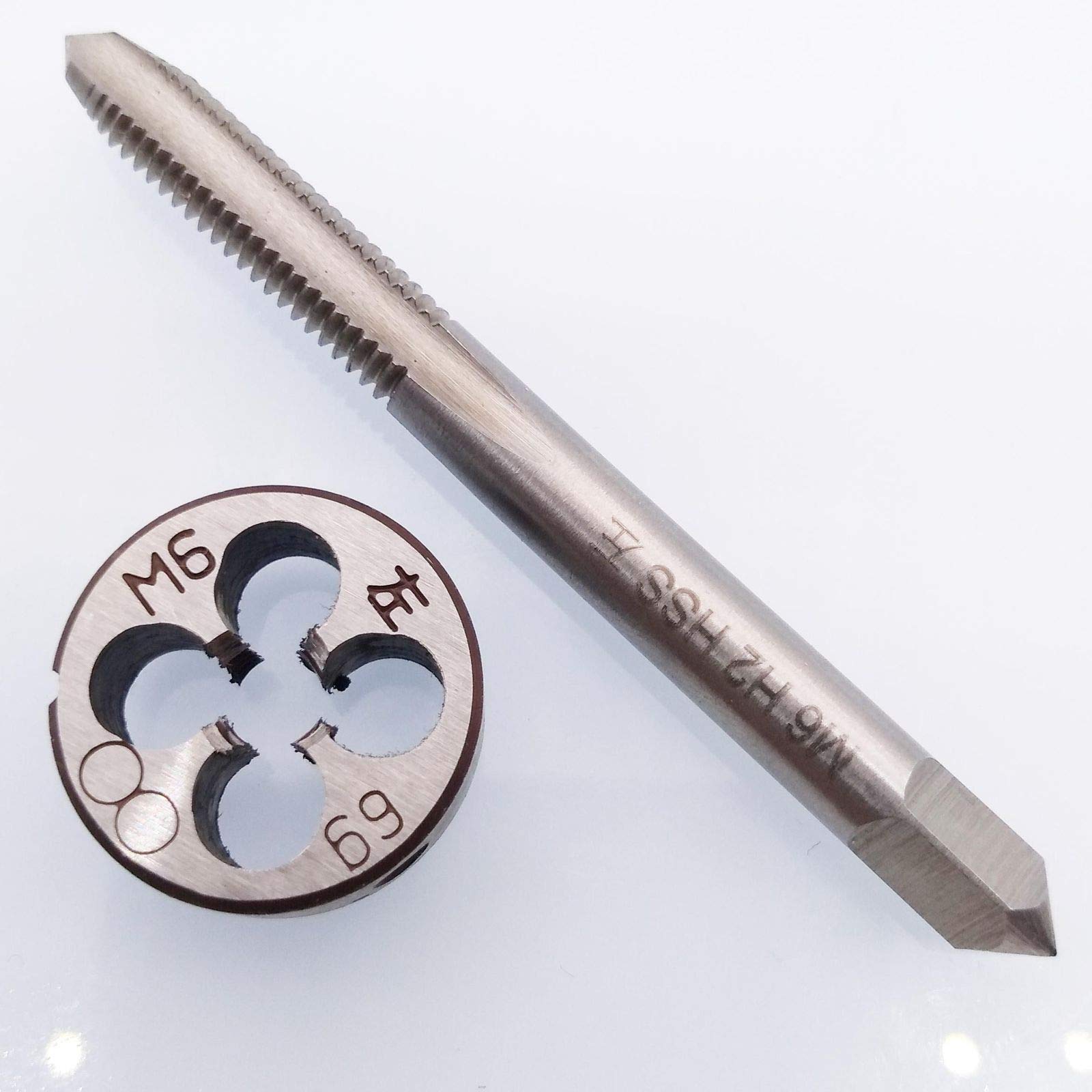 HSS M6 x 1mm Tap and M6 x 1.0mm Die Metric Thread Left Hand — Amazon image 4