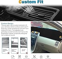 Vista 6 de x xotic tech Alfombrilla para consola central para tablero de instrumentos precortada, antideslizante, protector solar antirreflejos, cubierta