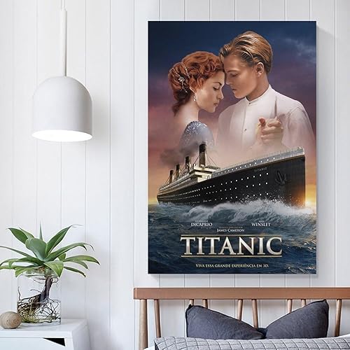 Miniatura 5 de Póster de película Titanic (3) impresiones artísticas en lienzo para decoración de pared, decoración de habitación, decoración de dormitorio,