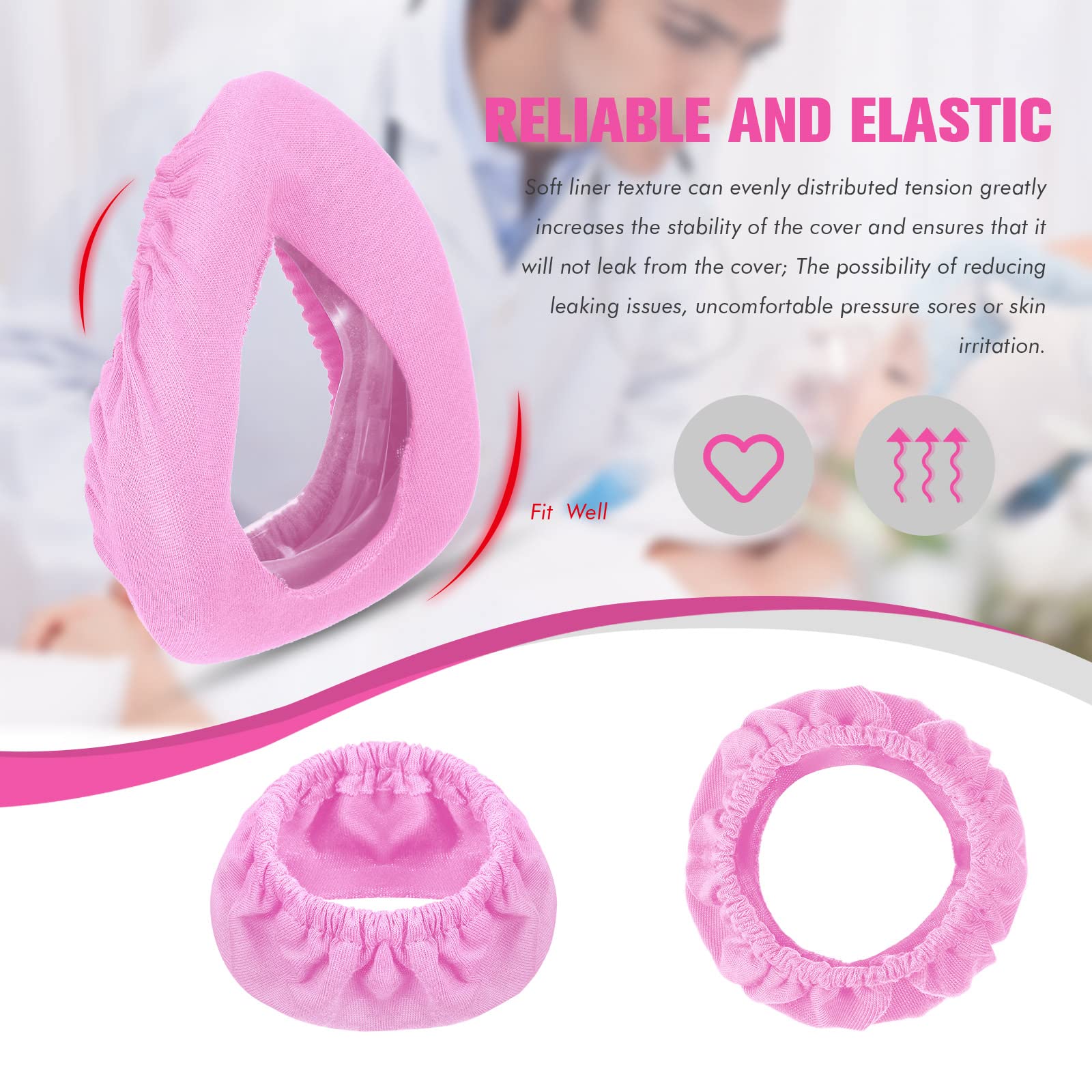 Buy 5 Packs Mask Liners Reusable Soft Covers Reduces Air Leaks and