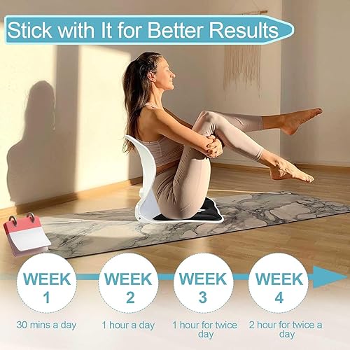 Miniatura 6 de FOWSRHRG Silla de oficina ergonómica plegable, cojines de asiento de espuma viscoelástica para ciática, cadera y coxis, alivio del dolor de espalda