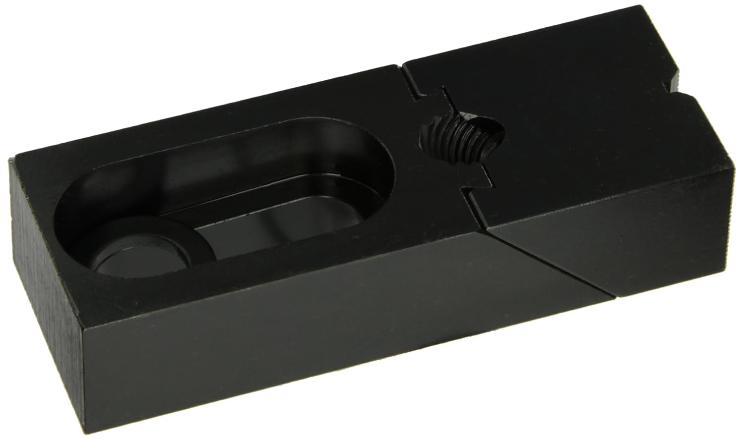 Te-Co 33815 Nuzzler Black Oxide 1018 Steel High Grip Edge Clamp, 3/4" Bolt Size, 5-1/4" Length x 2" Width x 1-1/4" Height
