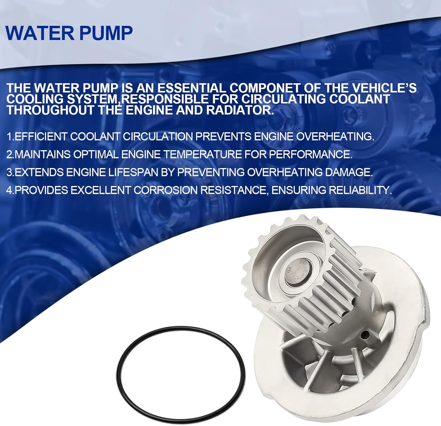 Timing Belt Kit Water Pump w/Gaskets Tensioner 2004 2005 2006 2007 2008 For Chevrolet Aveo 1.6L DOHC L4 16V
