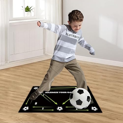 Miniatura 2 de Equipo de entrenamiento de pies de fútbol  Entrenador de agilidad de fútbol antideslizante, equipo de perforación de pasos portátil con diseño