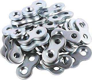 Figure 8 Fastener or Table Fasteners, Heavy Duty Steel and Galvanized Exterior. (30 Pack)