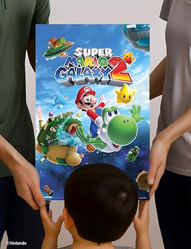 Miniatura 2 de Pyramid America Super Mario Poster - Mario Bros Galaxy - 11 x 17 Poster Print Wall Art, Ideal for Home Decor, Room Decor & Living Room Decor