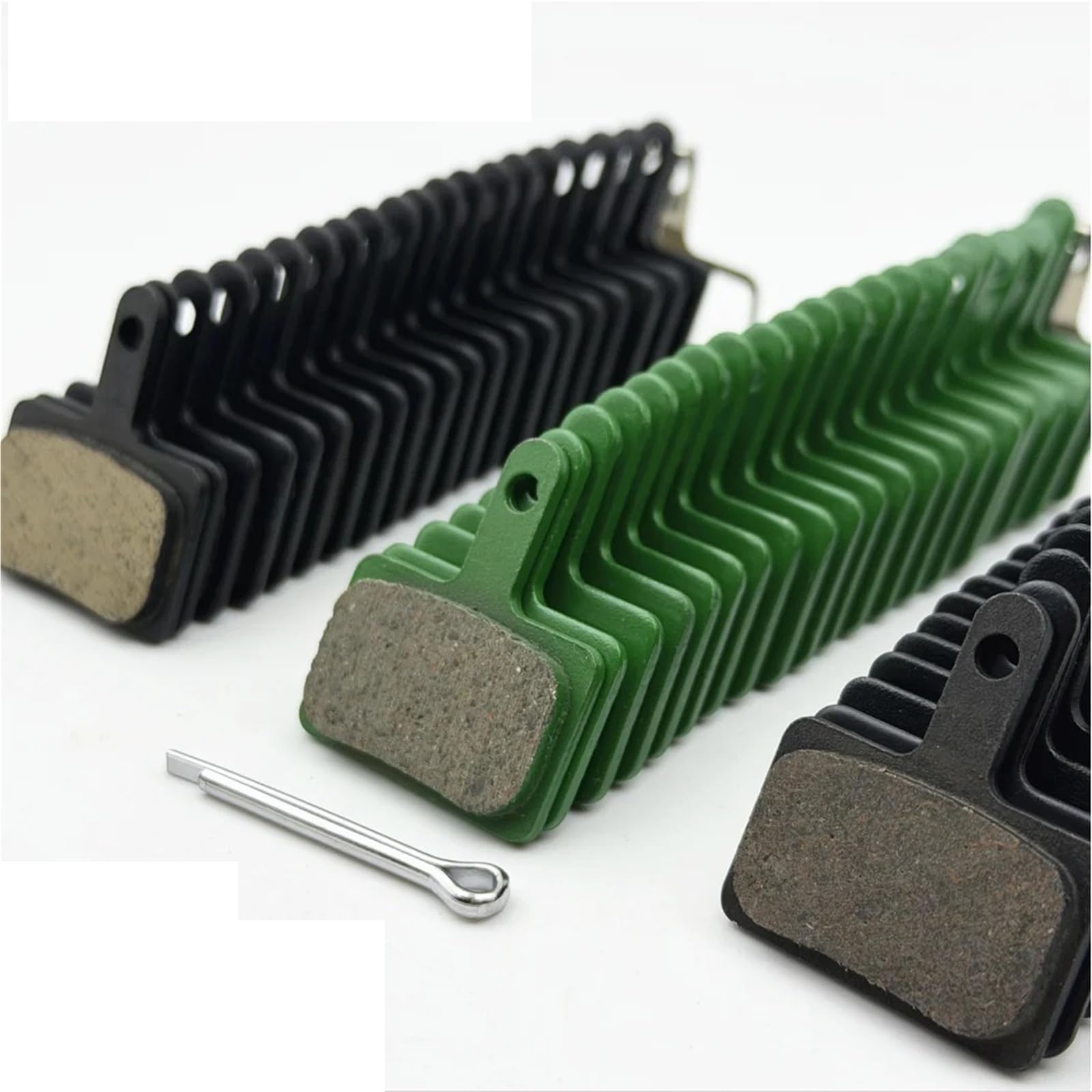 Genérico Compatible con 2/4/12 Pares de Pastillas de Freno de Disco de Bicicleta - Resina/Semimetal/Cerámica for Sistemas de frenado de Bicicletas de montaña,Piezas