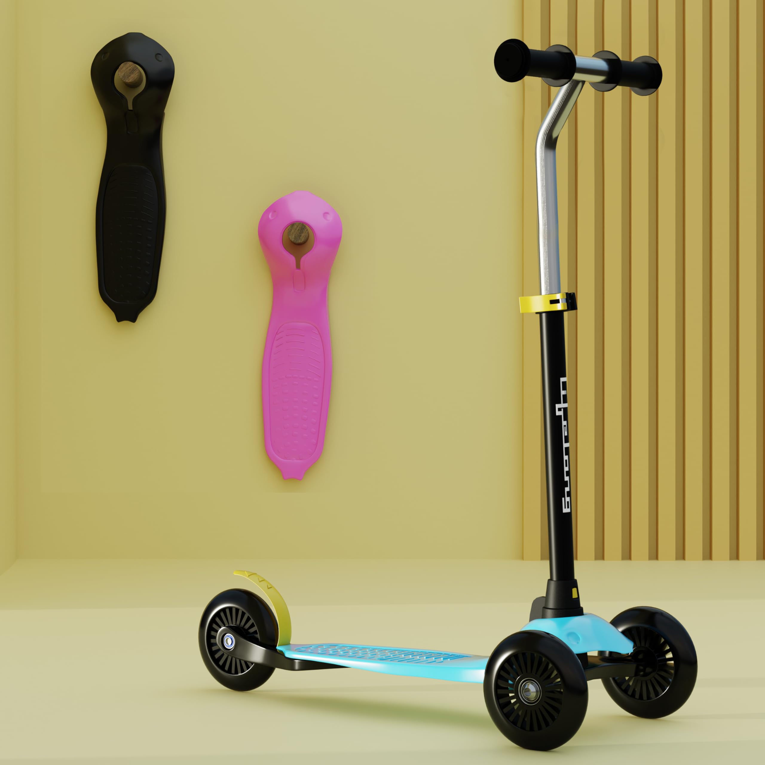 Lifelong Scooter for Kids - Kids Scooter with 3 Changeable Colours, Aluminium Handle & Adjustable Height - Kick Scooter - Baby Scooter Toys for 3+ Year Old Boy & Girl - Skate Scooter - Multicolor (B0CTXFNG1G) Amazon Price History, Amazon Price Tracker