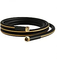 Vista 12 de Atlantic Manguera de jardín resistente de hembra a hembra, 5 pies x 5/8 pulgadas, manguera de agua negra, manguera líder de conexión corta (5 pies)