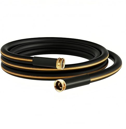 Miniatura 13 de Atlantic Manguera de jardín resistente de hembra a hembra de 1 pie x 5/8 pulgadas, manguera de agua negra, manguera líder de conexión corta (1 pie)